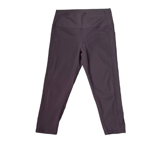 ZYIA Active Brilliant High Rise Pockets Capri Wine - Picture 3 of 9